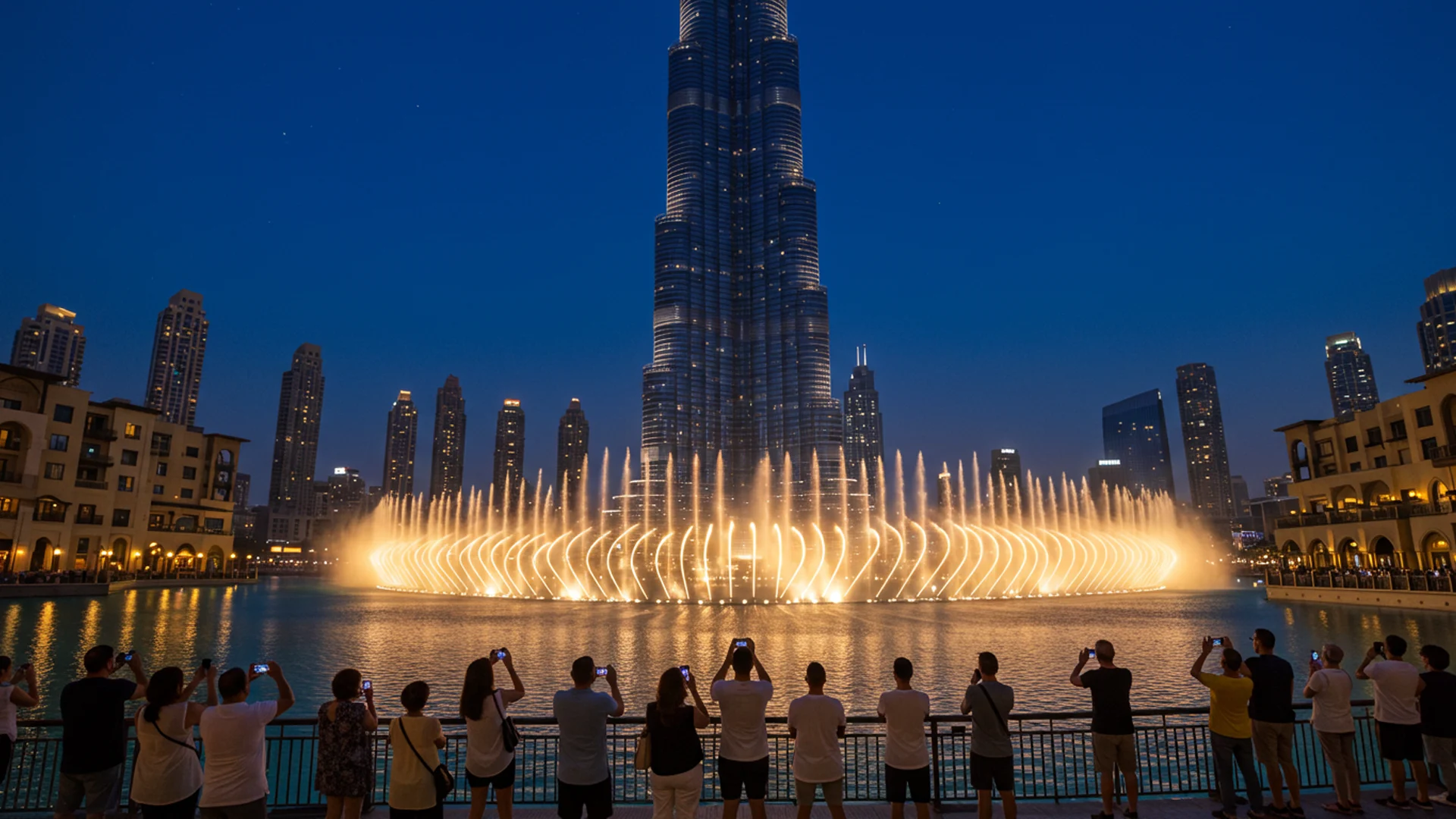 Experience the Magic of the Burj Khalifa Dancing Fountain in