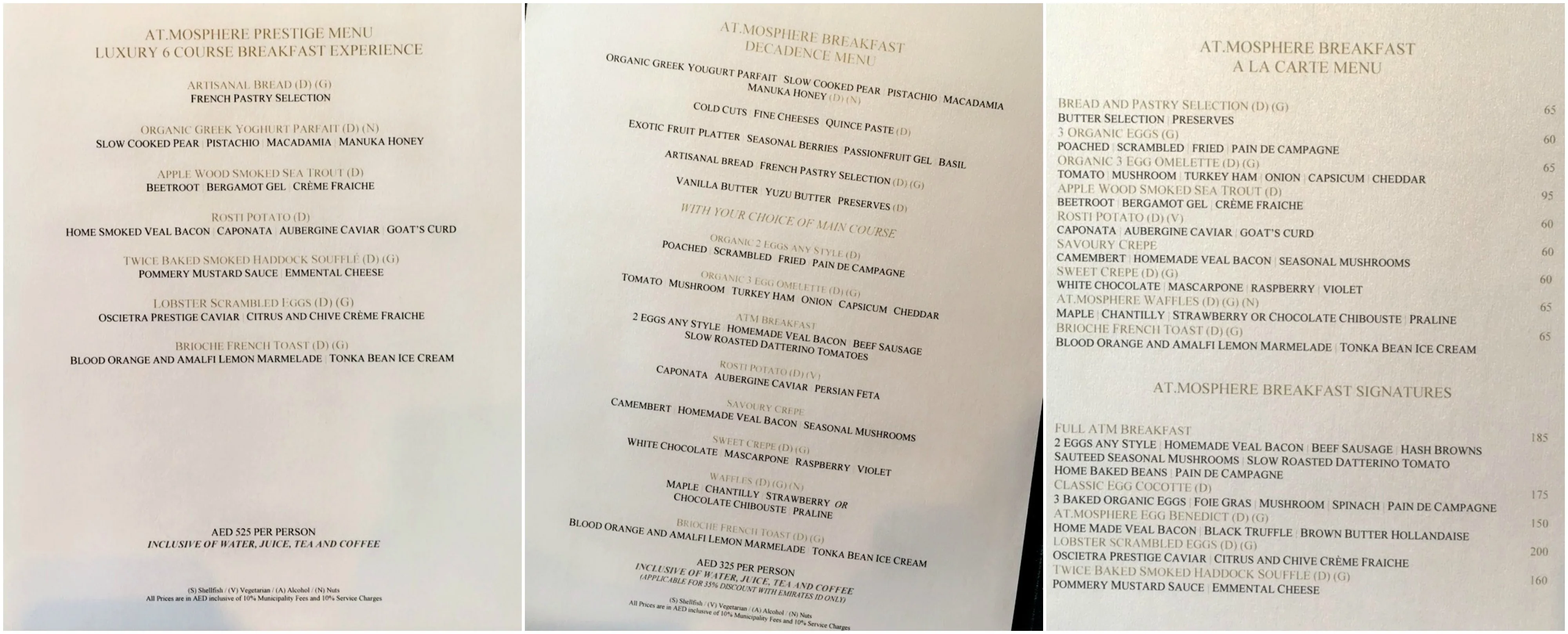 Breakfast at At.mosphere, Burj Khalifa | Naomi D'Souza | Writer, Food ...